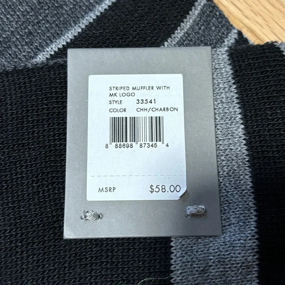 Michael Kors | NWT Black & Grey Scarf - Picture 6 of 6
